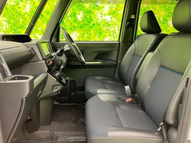 タント カスタムＲＳ　新品タイヤ／保証書／純正　ＳＤナビ／衝突安全装置／両側電動スライドドア／シートヒーター　前席／パノラマモニター／車線逸脱防止支援システム／シート　ハーフレザー／ヘッドランプ　ＬＥＤ　全周囲カメラ（20枚目）