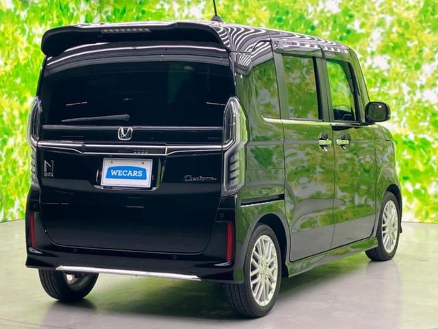 N-BOXカスタム L・ターボ 新品タイヤ/保証書/社外 8インチ SDナビ/ホンダセンシング/両側電動スライドドア/シートヒーター 運転席/シート ハーフレザー/ヘッドランプ LED/USBジャック/Bluetooth接続 ETC(3枚目)