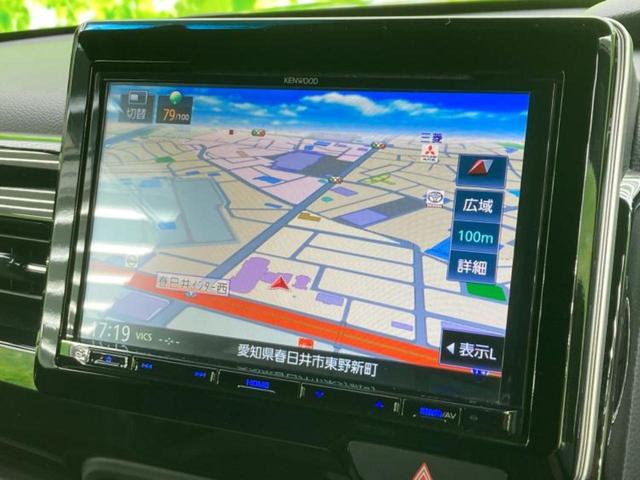 N-BOXカスタム L・ターボ 新品タイヤ/保証書/社外 8インチ SDナビ/ホンダセンシング/両側電動スライドドア/シートヒーター 運転席/シート ハーフレザー/ヘッドランプ LED/USBジャック/Bluetooth接続 ETC(10枚目)