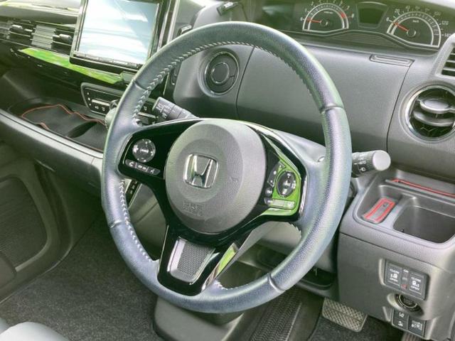 N-BOXカスタム L・ターボ 新品タイヤ/保証書/社外 8インチ SDナビ/ホンダセンシング/両側電動スライドドア/シートヒーター 運転席/シート ハーフレザー/ヘッドランプ LED/USBジャック/Bluetooth接続 ETC(14枚目)