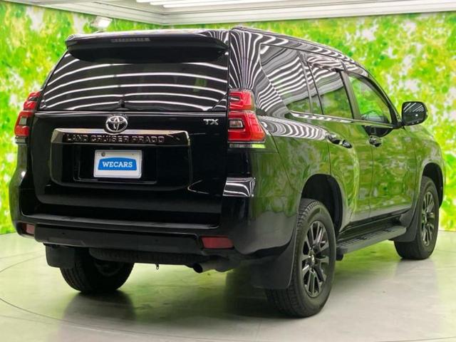 ランドクルーザープラド ４ＷＤ　ＴＸ　Ｌパッケージブラックエディション　サンルーフ／保証書／純正　９インチ　ＳＤナビ／トヨタセーフティセンス／シートヒーター　前席／シート　フルレザー／ヘッドランプ　ＬＥＤ／Ｂｌｕｅｔｏｏｔｈ接続／ＥＴＣ／バックモニター／フルセグＴＶ（3枚目）