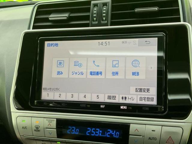 ランドクルーザープラド ４ＷＤ　ＴＸ　Ｌパッケージブラックエディション　サンルーフ／保証書／純正　９インチ　ＳＤナビ／トヨタセーフティセンス／シートヒーター　前席／シート　フルレザー／ヘッドランプ　ＬＥＤ／Ｂｌｕｅｔｏｏｔｈ接続／ＥＴＣ／バックモニター／フルセグＴＶ（9枚目）