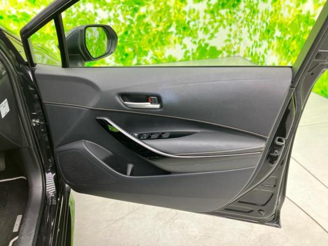 カローラツーリング ダブルバイビー　新品タイヤ／保証書／ディスプレイオーディオ＋ナビ９インチ／トヨタセーフティセンス／シートヒーター　前席／車線逸脱防止支援システム／シート　ハーフレザー　衝突被害軽減システム　バックカメラ　ワンオーナー（4枚目）