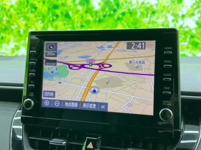 カローラツーリング ダブルバイビー　新品タイヤ／保証書／ディスプレイオーディオ＋ナビ９インチ／トヨタセーフティセンス／シートヒーター　前席／車線逸脱防止支援システム／シート　ハーフレザー　衝突被害軽減システム　バックカメラ　ワンオーナー（9枚目）