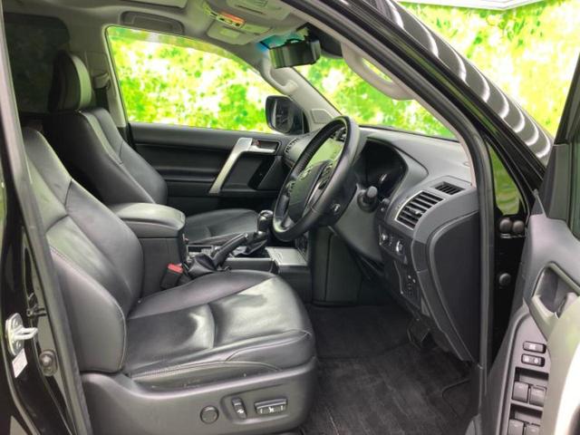 ランドクルーザープラド ４ＷＤ　ＴＸ　Ｌパッケージ　新品タイヤ／サンルーフ／保証書／純正　９インチ　ＳＤナビ／シートヒーター／シート　フルレザー／ヘッドランプ　ＬＥＤ／ＥＴＣ／ＥＢＤ付ＡＢＳ／横滑り防止装置／エアバッグ　運転席／エアバッグ　助手席（19枚目）