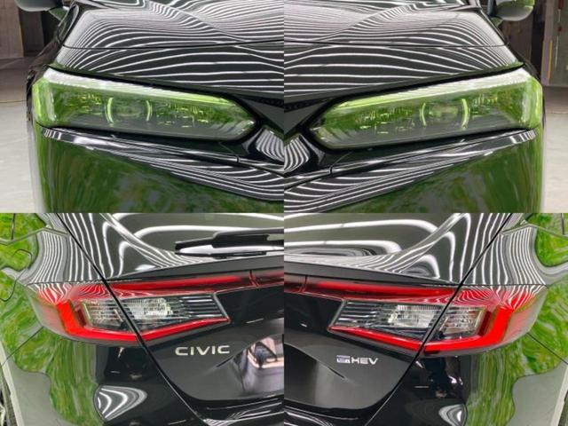 シビック ｅＨＥＶ　新品タイヤ／ＢＯＳＥ／保証書／純正　９インチ　ＳＤナビ／ホンダセンシング／シートヒーター　前席／シート　ハーフレザー／ドライブレコーダー　前後／ヘッドランプ　ＬＥＤ／ＵＳＢジャック　バックカメラ（56枚目）
