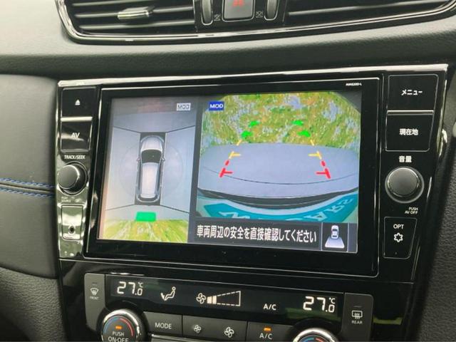 エクストレイル ４ＷＤオーテックｉパッケージ　新品タイヤ／サンルーフ／保証書／純正　９インチ　ＳＤナビ／インテリジェントルームミラー／シートヒーター　全席／アラウンドビューモニター／車線逸脱防止支援システム／シート　フルレザー／電動バックドア（13枚目）