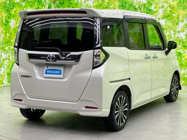 ルーミー カスタムＧ－Ｔ　新品タイヤ／保証書／純正　９インチ　ＳＤナビ／スマートアシスト（トヨタ・ダイハツ）／両側電動スライドドア／シートヒーター　前席／パノラミックビューモニター／車線逸脱防止支援システム　全周囲カメラ（3枚目）