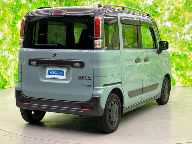 スペーシアギア ハイブリッドＸＺ　新品タイヤ／社外　ＳＤナビ／セーフティサポート（スズキ）／両側電動スライドドア／シートヒーター　前席／車線逸脱防止支援システム／ヘッドランプ　ＬＥＤ／Ｂｌｕｅｔｏｏｔｈ接続／ＥＴＣ　バックカメラ（3枚目）