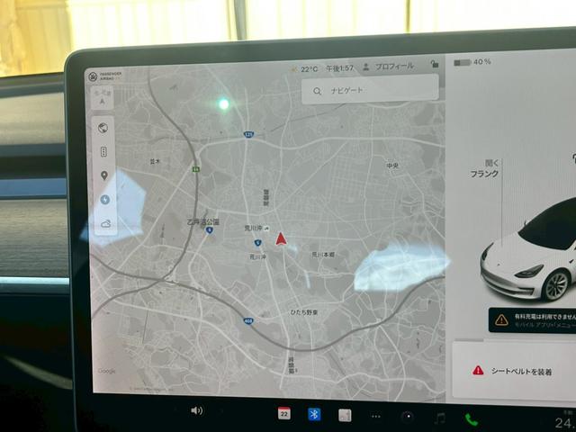 モデル３ ロングレンジ　ＡＷＤ　４ＷＤ　ロングレンジ　モデル３　黒シート　シートヒーター（10枚目）