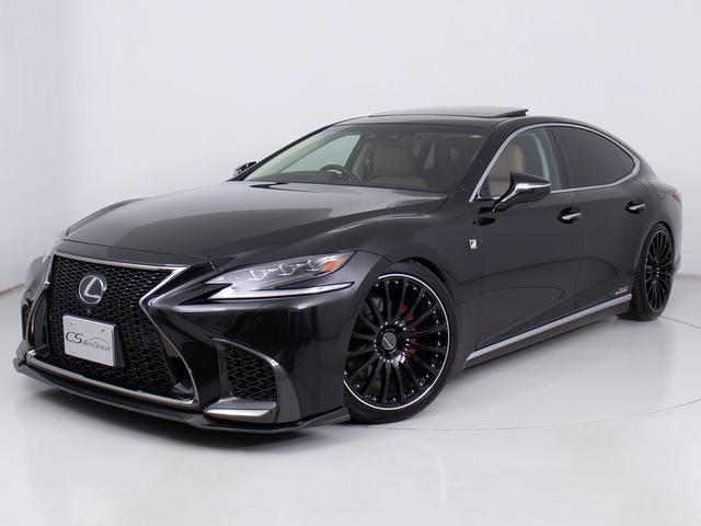 ＬＳ ＬＳ５００ｈ　バージョンＬ　（サンルーフ）（カールソン２１インチＡＷ）（エアロカスタム）（４ＷＤ）（パノラミックビュー）（セーフティシステム＋Ａ）（ＢＳＭ）（障害物センサー）（パワートランク）（茶本革）（後席コントロールパネル）（13枚目）
