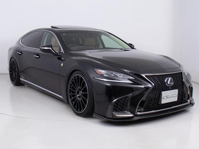 ＬＳ ＬＳ５００ｈ　バージョンＬ　（サンルーフ）（カールソン２１インチＡＷ）（エアロカスタム）（４ＷＤ）（パノラミックビュー）（セーフティシステム＋Ａ）（ＢＳＭ）（障害物センサー）（パワートランク）（茶本革）（後席コントロールパネル）（19枚目）