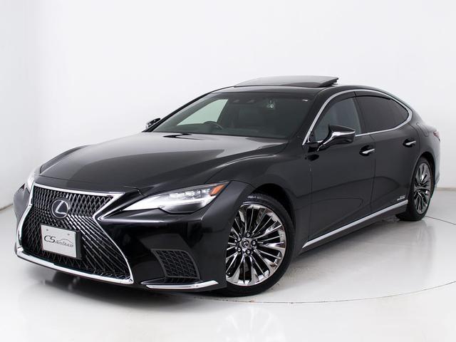 ＬＳ ＬＳ５００ｈ　バージョンＬ　（禁煙）（後期型）（レクサス点検整備記録９枚）（サンルーフ）（２０インチスパッタリングＡＷ）（セーフティシステム＋Ａ）（パノラミックビュー）（ＢＳＭ）（後席ＶＩＰ仕様）（黒本革）（全画面ＳＤナビ）（13枚目）