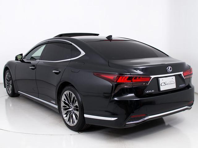 ＬＳ ＬＳ５００ｈ　バージョンＬ　（禁煙）（後期型）（レクサス点検整備記録９枚）（サンルーフ）（２０インチスパッタリングＡＷ）（セーフティシステム＋Ａ）（パノラミックビュー）（ＢＳＭ）（後席ＶＩＰ仕様）（黒本革）（全画面ＳＤナビ）（15枚目）