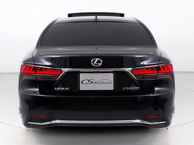 ＬＳ ＬＳ５００ｈ　バージョンＬ　（禁煙）（後期型）（レクサス点検整備記録９枚）（サンルーフ）（２０インチスパッタリングＡＷ）（セーフティシステム＋Ａ）（パノラミックビュー）（ＢＳＭ）（後席ＶＩＰ仕様）（黒本革）（全画面ＳＤナビ）（16枚目）