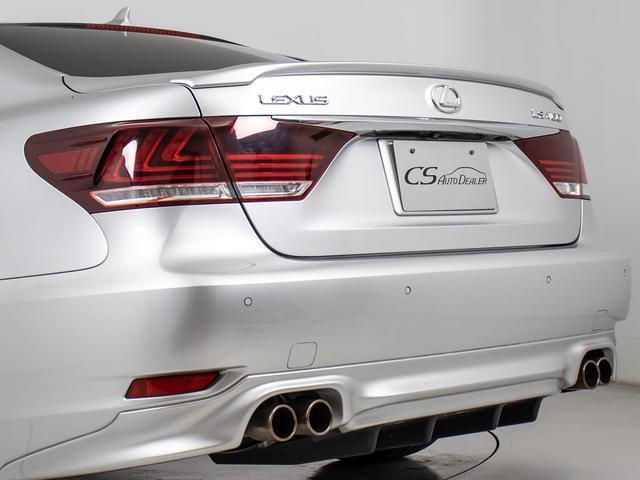 ＬＳ ＬＳ４６０　Ｆスポーツ　（サンルーフ）（Ｌセレクト）（ＴＲＤフルエアロ）（４本出しマフラー）（新品タイヤ）（専用赤本革）（レーダークルーズ）（プリクラッシュ）（ＬＫＡ）（ＢＳＭ）（クリアランスソナー）（連眼ＬＥＤライト）（9枚目）