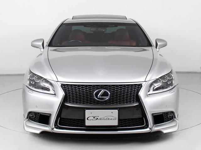 ＬＳ ＬＳ４６０　Ｆスポーツ　（サンルーフ）（Ｌセレクト）（ＴＲＤフルエアロ）（４本出しマフラー）（新品タイヤ）（専用赤本革）（レーダークルーズ）（プリクラッシュ）（ＬＫＡ）（ＢＳＭ）（クリアランスソナー）（連眼ＬＥＤライト）（12枚目）