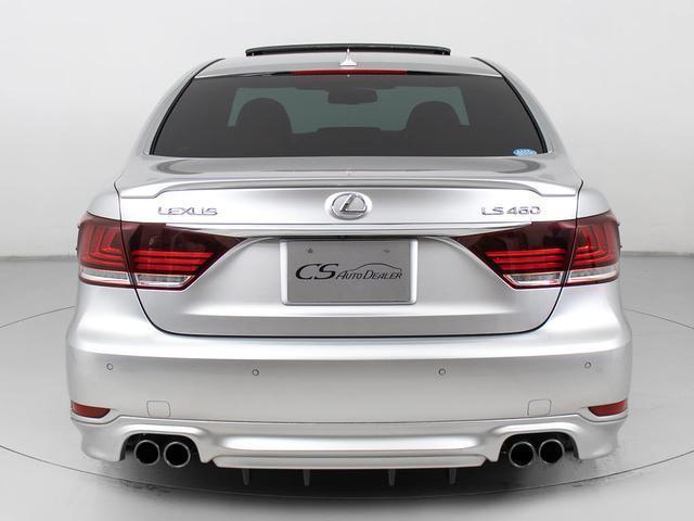 ＬＳ ＬＳ４６０　Ｆスポーツ　（サンルーフ）（Ｌセレクト）（ＴＲＤフルエアロ）（４本出しマフラー）（新品タイヤ）（専用赤本革）（レーダークルーズ）（プリクラッシュ）（ＬＫＡ）（ＢＳＭ）（クリアランスソナー）（連眼ＬＥＤライト）（16枚目）