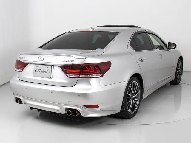 ＬＳ ＬＳ４６０　Ｆスポーツ　（サンルーフ）（Ｌセレクト）（ＴＲＤフルエアロ）（４本出しマフラー）（新品タイヤ）（専用赤本革）（レーダークルーズ）（プリクラッシュ）（ＬＫＡ）（ＢＳＭ）（クリアランスソナー）（連眼ＬＥＤライト）（17枚目）