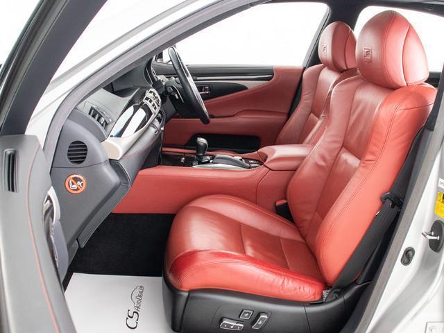 ＬＳ ＬＳ４６０　Ｆスポーツ　（サンルーフ）（Ｌセレクト）（ＴＲＤフルエアロ）（４本出しマフラー）（新品タイヤ）（専用赤本革）（レーダークルーズ）（プリクラッシュ）（ＬＫＡ）（ＢＳＭ）（クリアランスソナー）（連眼ＬＥＤライト）（27枚目）