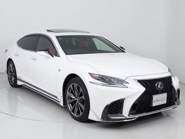 ＬＳ ＬＳ５００ｈ　Ｆスポーツ　（禁煙車）（サンルーフ）（新品アルミ）（モデリスタエアロ）（マークレビンソン）（パノラミックビュー）（セーフティシステム＋Ａ）（プリクラッシュ）（レーダークルーズ）（ＢＳＭ）（ＨＵＤ）（赤本革）（17枚目）