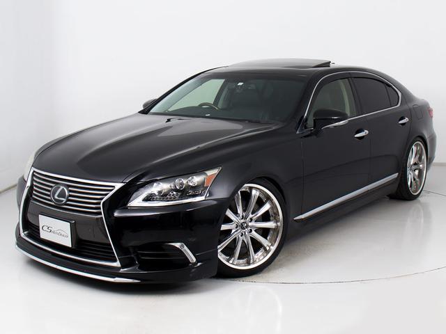 ＬＳ ＬＳ４６０　バージョンＣ　Ｉパッケージ　（禁煙車）（全画面ＳＤナビ）（ウェッズ製２１インチＡＷ）（サンルーフ）（レーダークルーズ）（プリクラッシュ）（ＢＳＭ）（クリアランスソナー）（パワートランク）（黒本革）（助手席オットマン）（14枚目）