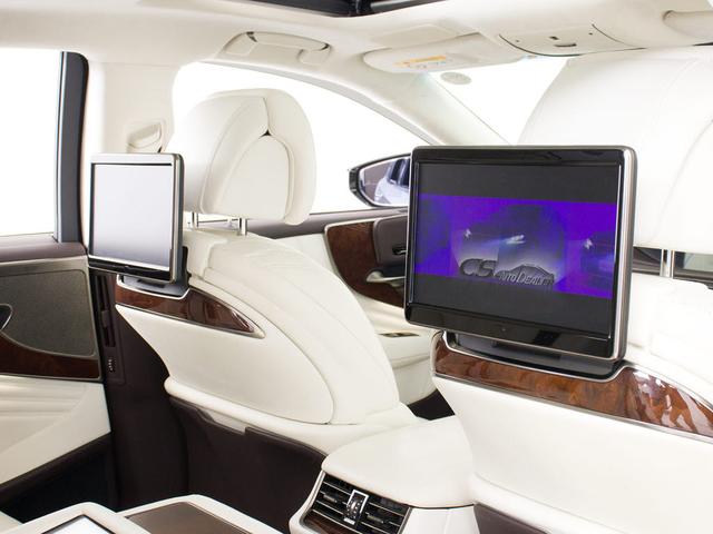 LS LS500h エグゼクティブ (サンルーフ)(マークレビンソン)(リアエンター)(白本革)(モデリスタエアロ)(パノラミックビュー)(セーフティシステム+A)(全画面SDナビ)(BSM)(HUD)(後席VIP仕様)(LEDライト)(5枚目)