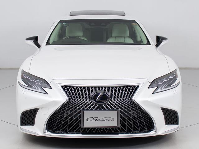LS LS500h エグゼクティブ (サンルーフ)(マークレビンソン)(リアエンター)(白本革)(モデリスタエアロ)(パノラミックビュー)(セーフティシステム+A)(全画面SDナビ)(BSM)(HUD)(後席VIP仕様)(LEDライト)(11枚目)