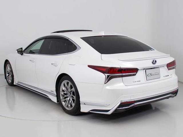 LS LS500h エグゼクティブ (サンルーフ)(マークレビンソン)(リアエンター)(白本革)(モデリスタエアロ)(パノラミックビュー)(セーフティシステム+A)(全画面SDナビ)(BSM)(HUD)(後席VIP仕様)(LEDライト)(14枚目)