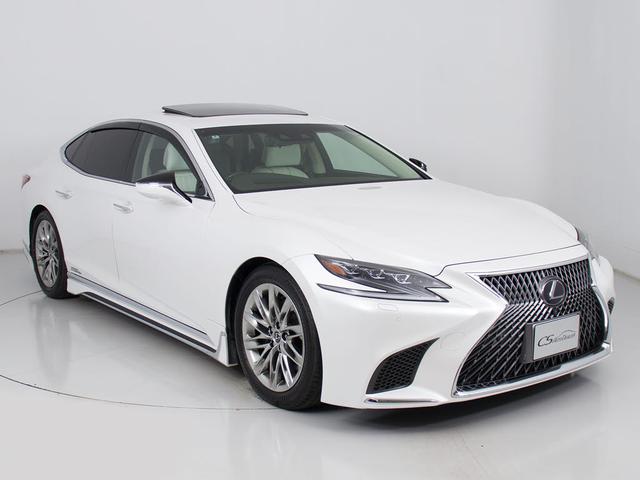 LS LS500h エグゼクティブ (サンルーフ)(マークレビンソン)(リアエンター)(白本革)(モデリスタエアロ)(パノラミックビュー)(セーフティシステム+A)(全画面SDナビ)(BSM)(HUD)(後席VIP仕様)(LEDライト)(18枚目)