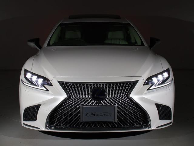 LS LS500h エグゼクティブ (サンルーフ)(マークレビンソン)(リアエンター)(白本革)(モデリスタエアロ)(パノラミックビュー)(セーフティシステム+A)(全画面SDナビ)(BSM)(HUD)(後席VIP仕様)(LEDライト)(19枚目)