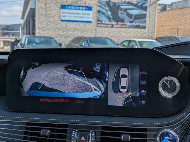 ＬＳ ＬＳ５００ｈ　Ｆスポーツ　（禁煙車）（ワンオーナー）（後期型）（ＴＲＤカスタム）（サンルーフ）（銀影ラスター）（デジタルインナーミラー）（パノラミックビュー）（Ｆスポーツ専用黒×白本革シート）（セーフティシステム＋Ａ）（8枚目）
