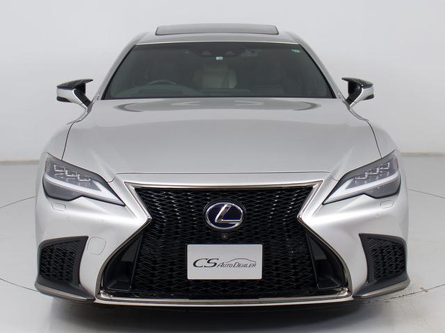 ＬＳ ＬＳ５００ｈ　Ｆスポーツ　（禁煙車）（ワンオーナー）（後期型）（ＴＲＤカスタム）（サンルーフ）（銀影ラスター）（デジタルインナーミラー）（パノラミックビュー）（Ｆスポーツ専用黒×白本革シート）（セーフティシステム＋Ａ）（14枚目）