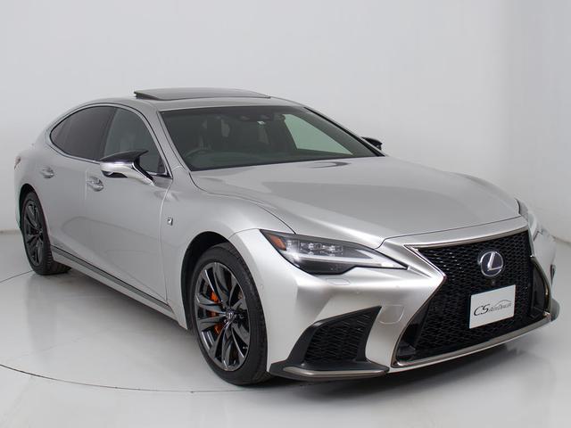 ＬＳ ＬＳ５００ｈ　Ｆスポーツ　（禁煙車）（ワンオーナー）（後期型）（ＴＲＤカスタム）（サンルーフ）（銀影ラスター）（デジタルインナーミラー）（パノラミックビュー）（Ｆスポーツ専用黒×白本革シート）（セーフティシステム＋Ａ）（21枚目）