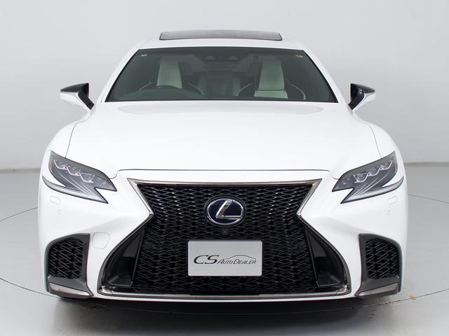 ＬＳ ＬＳ５００ｈ　Ｆスポーツ　（禁煙車）（記録簿１１枚）（ワンオーナー）（サンルーフ）（専用白本革）（セーフティシステム＋Ａ）（パノラミックビュー）（クリアランスソナー）（ＢＳＭ）（ＨＵＤ）（ＬＥＤライト）（全画面ＳＤナビ）（15枚目）