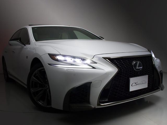ＬＳ ＬＳ５００ｈ　Ｆスポーツ　（禁煙車）（記録簿１１枚）（ワンオーナー）（サンルーフ）（専用白本革）（セーフティシステム＋Ａ）（パノラミックビュー）（クリアランスソナー）（ＢＳＭ）（ＨＵＤ）（ＬＥＤライト）（全画面ＳＤナビ）（24枚目）