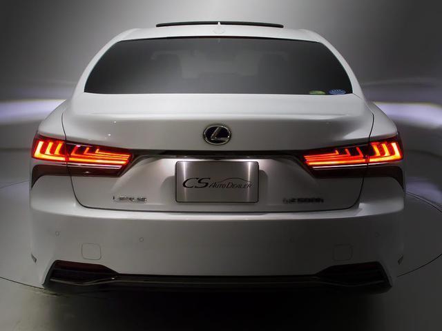 ＬＳ ＬＳ５００ｈ　Ｆスポーツ　（禁煙車）（記録簿１１枚）（ワンオーナー）（サンルーフ）（専用白本革）（セーフティシステム＋Ａ）（パノラミックビュー）（クリアランスソナー）（ＢＳＭ）（ＨＵＤ）（ＬＥＤライト）（全画面ＳＤナビ）（27枚目）