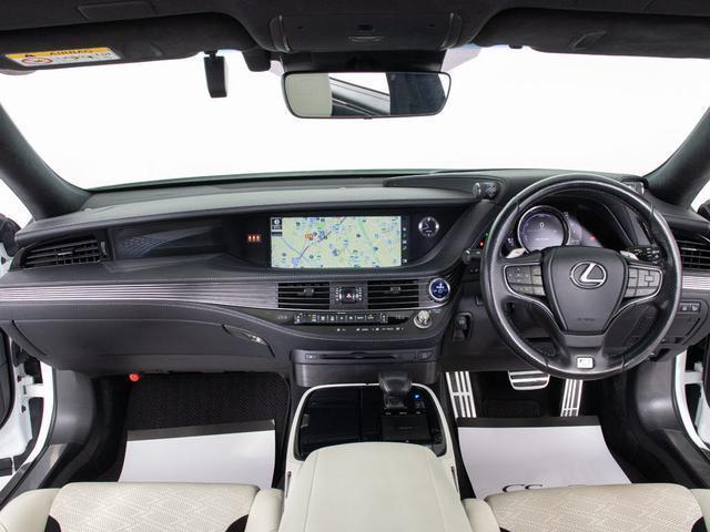 ＬＳ ＬＳ５００ｈ　Ｆスポーツ　（禁煙車）（記録簿１１枚）（ワンオーナー）（サンルーフ）（専用白本革）（セーフティシステム＋Ａ）（パノラミックビュー）（クリアランスソナー）（ＢＳＭ）（ＨＵＤ）（ＬＥＤライト）（全画面ＳＤナビ）（38枚目）