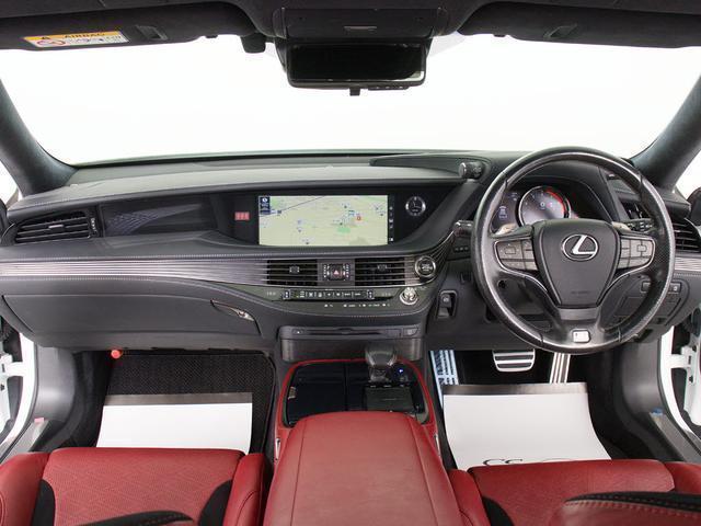ＬＳ ＬＳ５００　Ｆスポーツ　（禁煙車）（記録簿９枚）（ワンオーナー）（Ｖ型６気筒ツインターボエンジン）（サンルーフ）（デジタルインナーミラー）（Ｆスポーツ専用赤本革シート）（パノラミックビュー）（ＢＳＭ）（全画面ＳＤナビ）（30枚目）