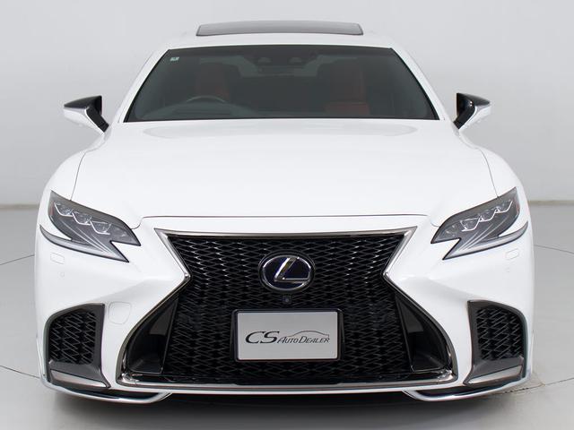 ＬＳ ＬＳ５００ｈ　Ｆスポーツ　（禁煙車）（サンルーフ）（新品タイヤ）（モデリスタエアロ）（マークレビンソン）（パノラミックビュー）（セーフティシステム＋Ａ）（プリクラッシュ）（レーダークルーズ）（ＢＳＭ）（ＨＵＤ）（赤本革）（12枚目）