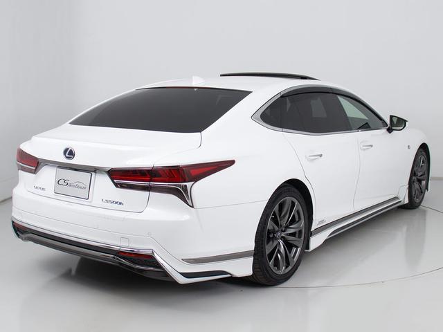 ＬＳ ＬＳ５００ｈ　Ｆスポーツ　（禁煙車）（サンルーフ）（新品タイヤ）（モデリスタエアロ）（マークレビンソン）（パノラミックビュー）（セーフティシステム＋Ａ）（プリクラッシュ）（レーダークルーズ）（ＢＳＭ）（ＨＵＤ）（赤本革）（17枚目）