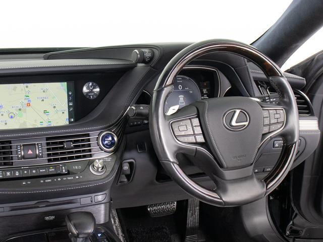 ＬＳ ＬＳ５００ｈ　エグゼクティブ　（禁煙車）（サンルーフ）（新品ウェザリアエアロ）（レクサス点検整備記録１６枚）（マークレビンソン）（リアエンター）（デジタルインナーミラー）（パノラミックビュー）（セーフティシステム＋Ａ）（ＢＳＭ）（35枚目）