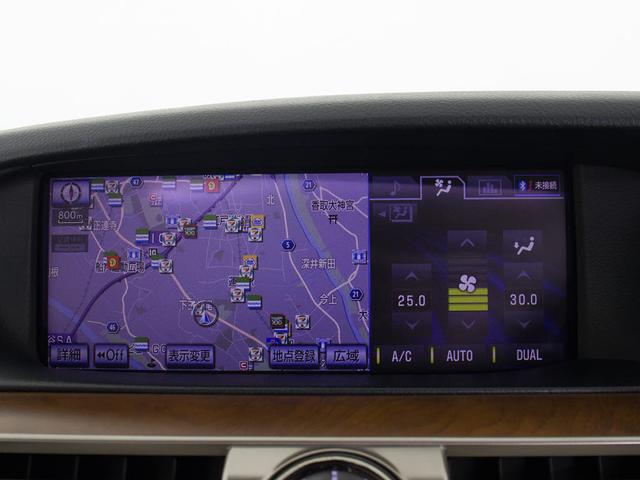 ＬＳ ＬＳ４６０　バージョンＣ　Ｉパッケージ　後期型（禁煙車）（サンルーフ）（新品２０インチアルミ＆タイヤ）（黒本革シート）（記録簿１１枚）（３連眼ＬＥＤヘッドライト）（パワートランク）助手席オットマン　エアサスコントローラー　衝突軽減ブレーキ（46枚目）