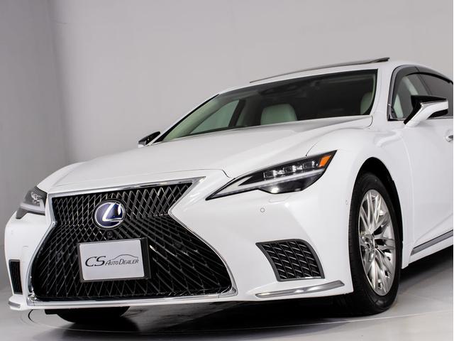 LS LS500h エグゼクティブ 後期型(禁煙車)(サンルーフ)(マークレビンソン)(リヤモニター)(レクサスセーフティシステム+A)(白本革シート)デジタルインナーミラー ハンズフリーパワートランク シーケンシャルウィンカー(27枚目)