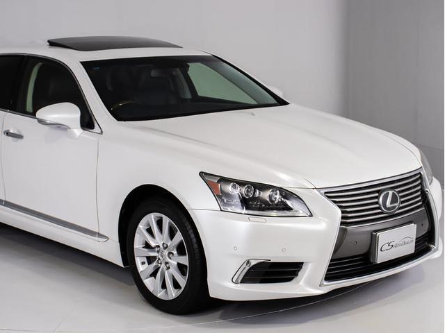 LS LS460 バージョンC Iパッケージ 後期型(サンルーフ)(黒本革シート)(3連眼LEDヘッドライト)(全画面SDマルチナビ)(点検記録簿20枚)デイライト 助手席オットマン ブルーレイ&Bluetooth対応 アルカンターラルーフ(6枚目)
