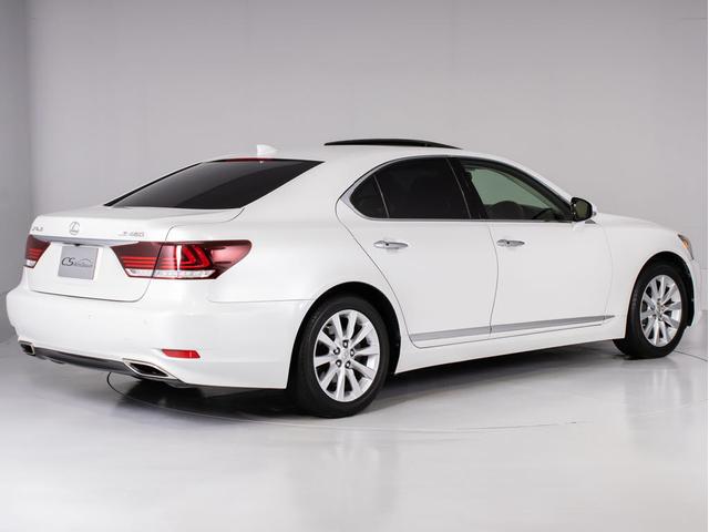 LS LS460 バージョンC Iパッケージ 後期型(サンルーフ)(黒本革シート)(3連眼LEDヘッドライト)(全画面SDマルチナビ)(点検記録簿20枚)デイライト 助手席オットマン ブルーレイ&Bluetooth対応 アルカンターラルーフ(19枚目)