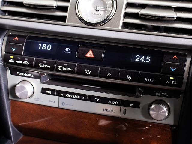 LS LS460 バージョンC Iパッケージ 後期型(サンルーフ)(黒本革シート)(3連眼LEDヘッドライト)(全画面SDマルチナビ)(点検記録簿20枚)デイライト 助手席オットマン ブルーレイ&Bluetooth対応 アルカンターラルーフ(52枚目)