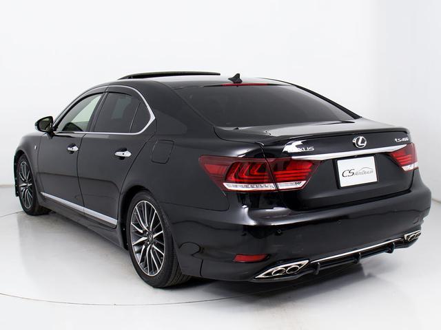 LS LS460 Fスポーツ (禁煙車)(整備点検記録簿10枚)(新品ウェザリアフルエアロ)(サンルーフ)(4本出しマフラー)(レーダークルーズ)(プリクラッシュ)(BSM)(パワートランク)(黒本革)(冷暖房シート)(16枚目)
