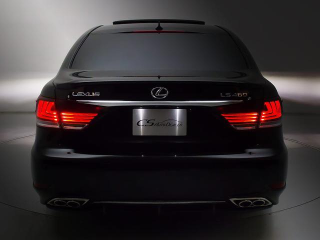 LS LS460 Fスポーツ (禁煙車)(整備点検記録簿10枚)(新品ウェザリアフルエアロ)(サンルーフ)(4本出しマフラー)(レーダークルーズ)(プリクラッシュ)(BSM)(パワートランク)(黒本革)(冷暖房シート)(22枚目)