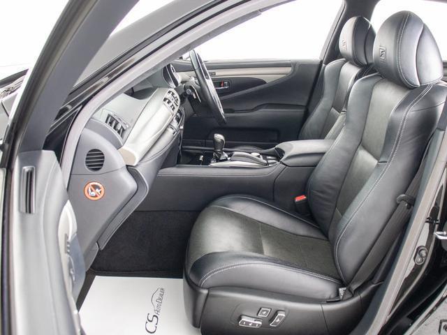 LS LS460 Fスポーツ (禁煙車)(整備点検記録簿10枚)(新品ウェザリアフルエアロ)(サンルーフ)(4本出しマフラー)(レーダークルーズ)(プリクラッシュ)(BSM)(パワートランク)(黒本革)(冷暖房シート)(27枚目)